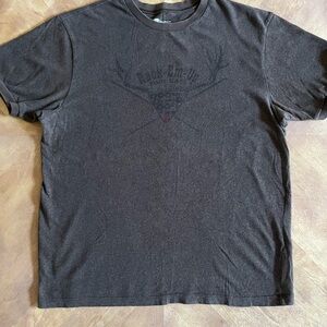 Vintage GAP Marled Brown Graphic Tee – Size XL (2004)